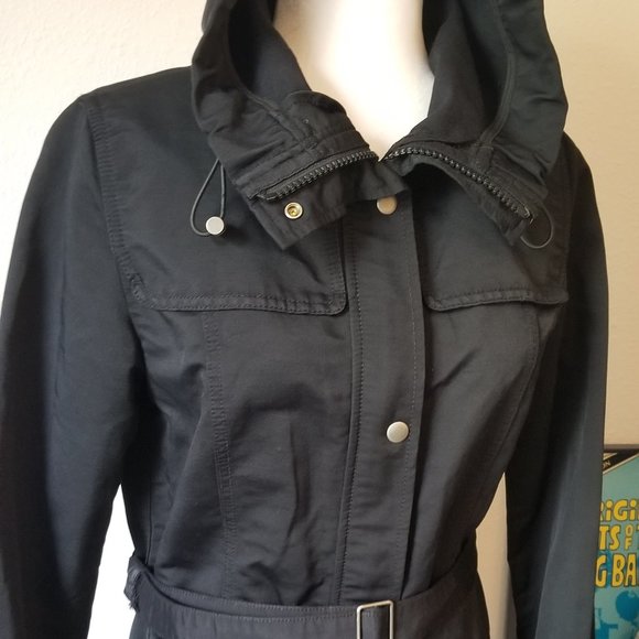 2/$68๐3/$81 J.Crew Hooded Trench Coat - Picture 3 of 8
